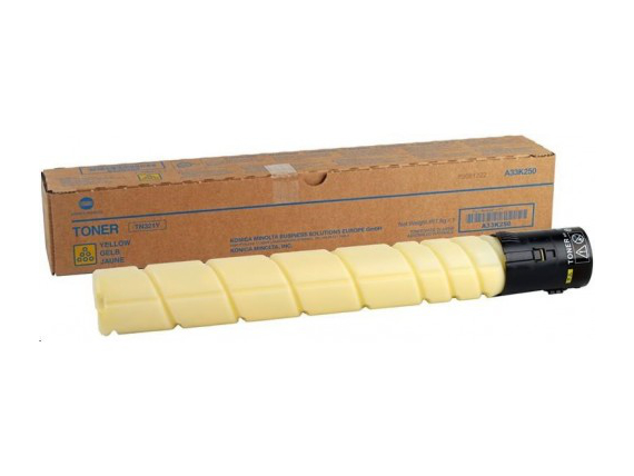 Toner žltý TN-321Y pre Konica Minolta bizhub C224e / C284e / C364e (25 000 strán)