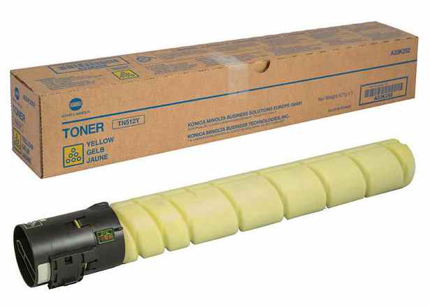 Toner žltý TN-512Y H pre Konica Minolta bizhub C454 / C554 (13000 strán)