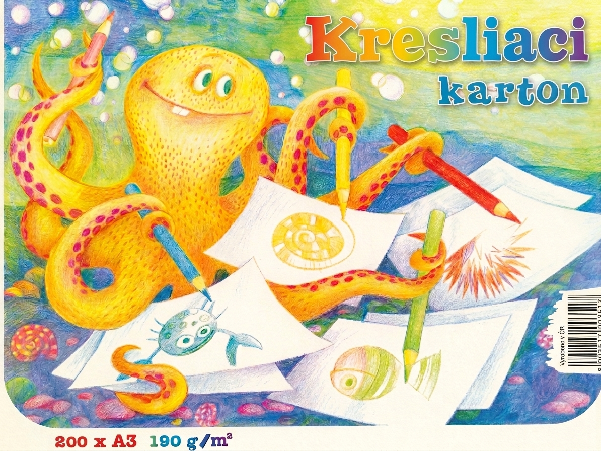 Kresliaci kartón 190 g A3, balenie 200 listov