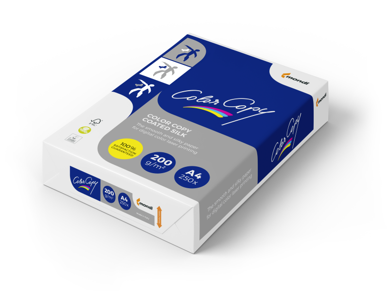 Color Copy Coated Silk, A4, 200g Sortiment papiera Konica