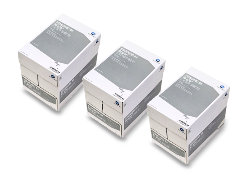 Kopírovací papier Konica Minolta Standard A4 80 g - 3 kartóny