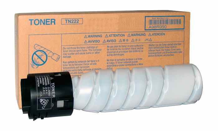 Toner čierny TN-222 pre Konica Minolta bizhub 266 / 306 (24000 strán)
