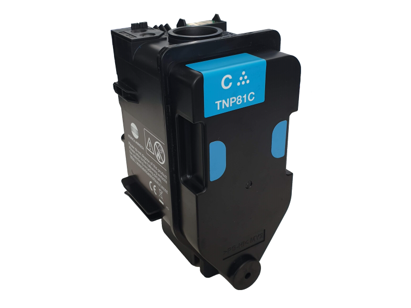 Toner azúrový TNP-81C pre Konica Minolta bizhub C3300i / C4000i (9000 strán)