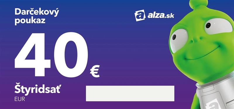Elektronický darčekový poukaz Alza.sk na nákup tovaru v hodnote 40 € ( 96914#SESUPKIT-4 )